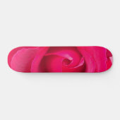 Rote Rosa Rose Skateboard (Horizontal)