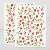 Rote Rose (Vorne/Hinten)