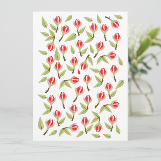 Rote Rose (Stehend Vorderseite)