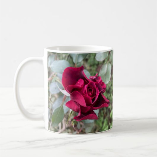 Rote Rose 15 Oz Kaffee Tasse (Links)