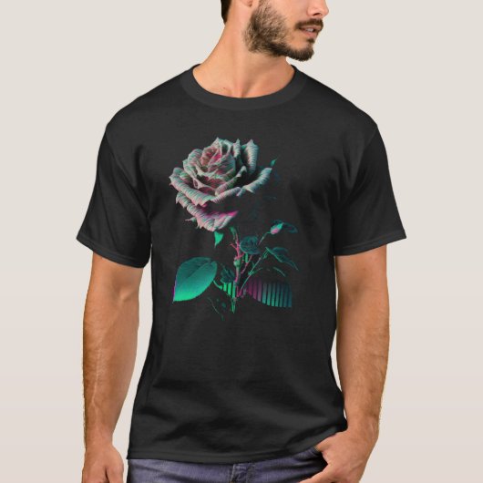 Rote Rose 18 T-Shirt (Vorderseite)