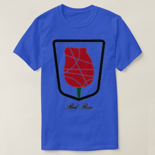 rote Rose (1) T-Shirt (Design vorne)