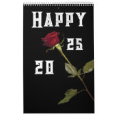 rote Rose 2025 Kalender (Titelbild)