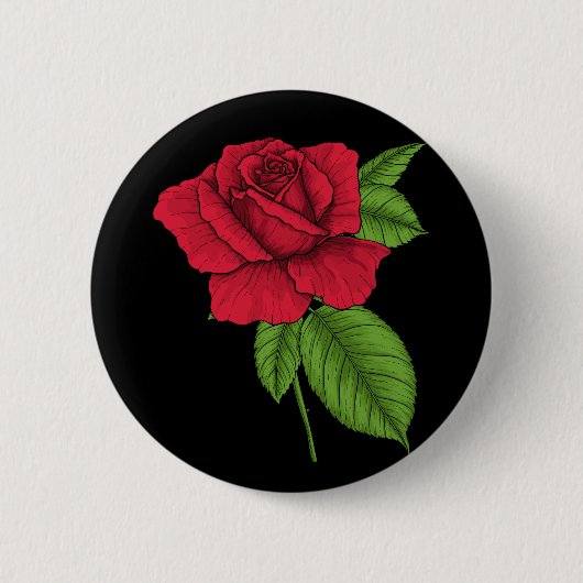 ROTE ROSE 2 BUTTON (Vorderseite)