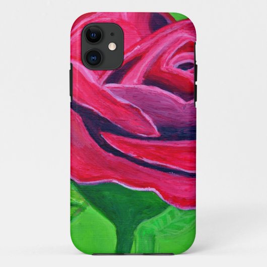 ROTE ROSE 2 Case-Mate iPhone HÜLLE (Rückseite)
