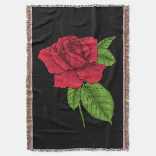 ROTE ROSE 2 DECKE