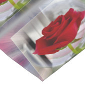Rote Rose 2 Kurzer Tischläufer (Ecke)