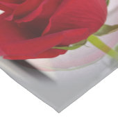 Rote Rose 2 Mittelgroßer Tischläufer (Ecke)