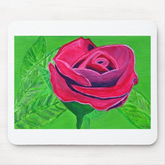 ROTE ROSE 2 MOUSEPAD (Vorne)