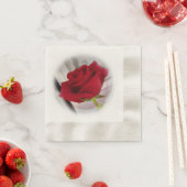 Rote Rose 2 Serviette (Beispiel)