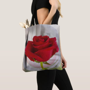 Rote Rose 2 Tasche