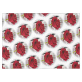 Rote Rose 2 Tischdecke (Vorderseite (Horizontal))