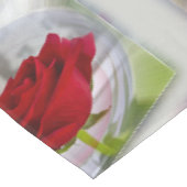 Rote Rose 2 Tischdecke (Schrägansicht)