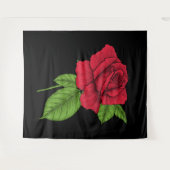 ROTE ROSE 2 WANDTEPPICH (Vorderseite (Horizontal))