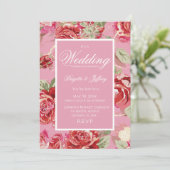 Rote Rose Ankündigung (Stehend Vorderseite)