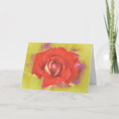 Rote Rose Art Collection Karte (Vorderseite)