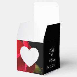 Rote Rose auf Black Heart Fevor Box - anpassen Geschenkschachtel