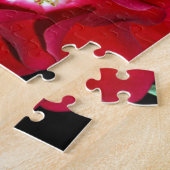 Rote Rose auf black.jpg Puzzle (Seite)