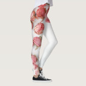 Rote Rose auf Ihrem Kleidungsstück Leggings (Rechts)