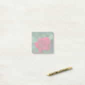 Rote Rose aus der Nähe Post-it Klebezettel (Auf Schreibtisch)