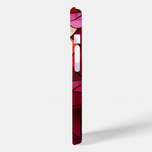 Rote Rose aus Glas Case-Mate iPhone Hülle (Rückseite / Links)