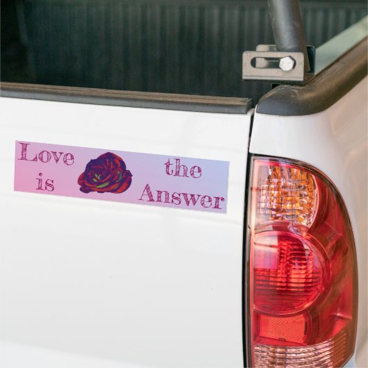 Rote Rose Autoaufkleber (Auf Lkw)