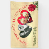 Rote Rose Banner (Vertikal)