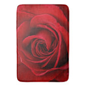 Rote Rose Bath Mat Badematte (Vorderseite Vertikal)