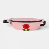 Rote Rose Bauchtasche (Vorderseite)