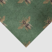 Rote Rose Bee Serie Design 5 Gewebepapier Seidenpapier (Detail)