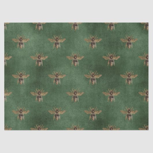 Rote Rose Bee Serie Design 5 Gewebepapier Seidenpapier (Vorderseite)