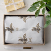 Rote Rose Bee Serie Design 6 Gewebepapier Seidenpapier (Geschenk)