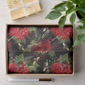 Rote Rose Bee Series Design 18 Tissue Paper Seidenpapier (Geschenk)