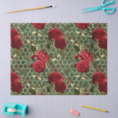 Rote Rose Bee Series Design 22 Tissue Paper Seidenpapier (Basteln)