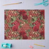 Rote Rose Bee Series Design 45 Seidenpapier (Basteln)