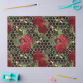 Rote Rose Bee Series Design 46 Seidenpapier (Basteln)