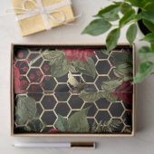 Rote Rose Bee Series Design 46 Seidenpapier (Geschenk)