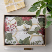 Rote Rose Bee Series Design 48 Seidenpapier (Geschenk)