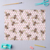 Rote Rose Bee Series Design 52 Seidenpapier (Basteln)