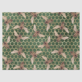 Rote Rose Bee Series Design 55 Seidenpapier