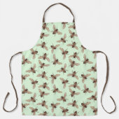 Rote Rose Bee Series Design 56 Schürze (Vorderseite)