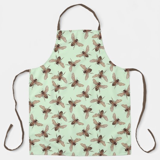 Rote Rose Bee Series Design 56 Schürze (Vorderseite)