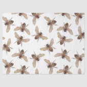 Rote Rose Bee Series Design 56 Seidenpapier (Vorderseite)