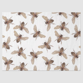 Rote Rose Bee Series Design 56 Seidenpapier