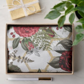 Rote Rose Bee Series Design 62 Seidenpapier (Geschenk)