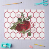 Rote Rose Bee Series Design 65 Seidenpapier (Basteln)