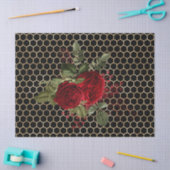 Rote Rose Bee Series Design 68 Seidenpapier (Basteln)
