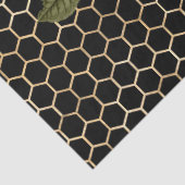 Rote Rose Bee Series Design 68 Seidenpapier (Detail)