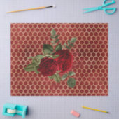 Rote Rose Bee Series Design 69 Seidenpapier (Basteln)