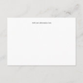 Rote Rose Black Blühe Hochzeitgästeinformationen Begleitkarte (Rückseite)